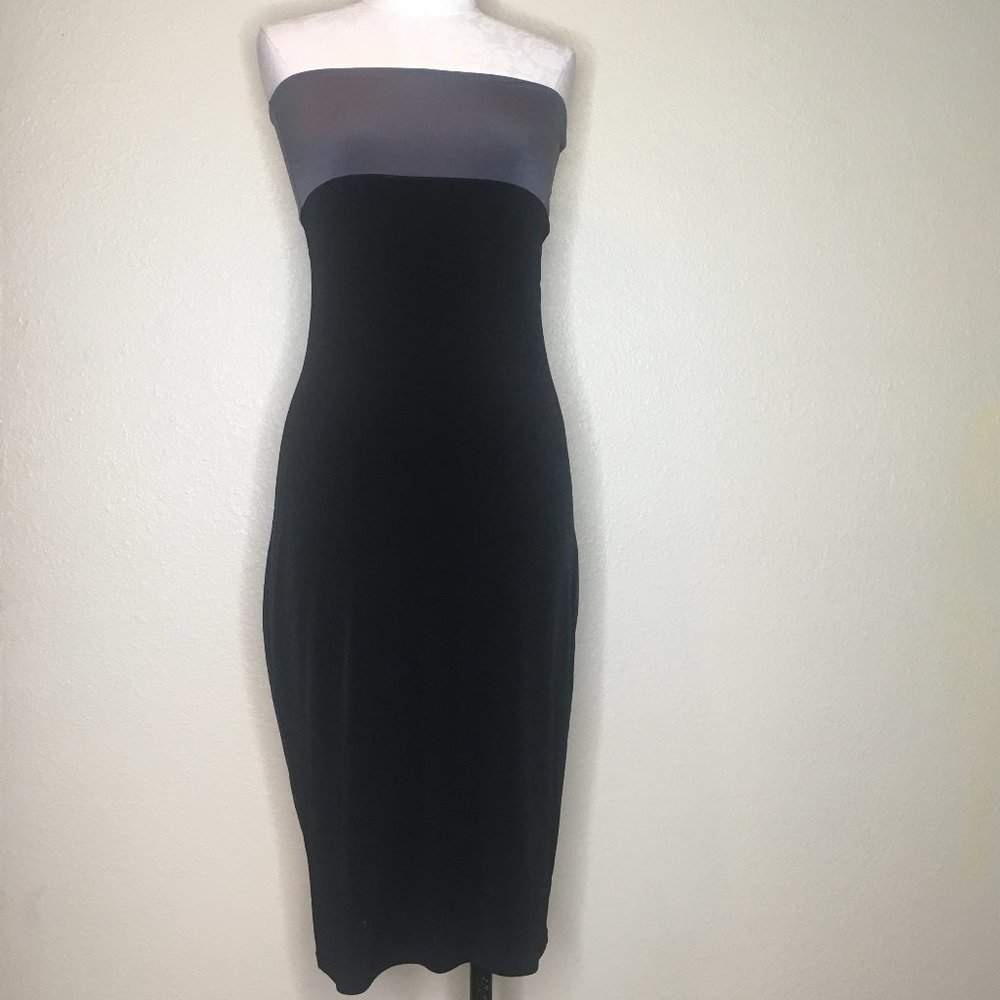 JOEFFER CAOC Strapless Bodycon Dress